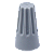 Conector De Torção Cinza P1 - Kit Com 1000 Un - Imagem 2