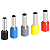 Terminal Tubular Ilhós simples 1,5 2,5 4 6 10 kit 650 peças - Imagem 1