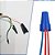 Torção Conector Emenda Cinza Azul Derivação Rosca 2000 Pçs - Imagem 2