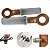 Terminal Olhal Compressão Conector Bimetalico 50mm Furo M13 Cobre - Imagem 1