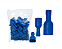 Terminal Fêmea Totalmente Isolado 1,5–2,5 mm² Azul – 200 Unidades - Imagem 2