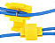 Conector Derivação Amarelo 2,5 a 6mm² – Emenda Elétrica – Kit 10 Peças - Imagem 3