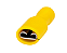Terminal Fêmea Totalmente Isolado 4–6 mm Amarelo – 50 Unidades - Imagem 1