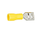 Terminal Fêmea Pré-Isolado 4–6 mm² Amarelo para Cabos – 100 Unidades - Imagem 3