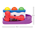 BATE MARTELO COM BOLINHAS BUBA 7971 BRINQUEDO INFANTIL - Imagem 4