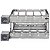 Churrasqueira Gira Grill Inox 2 Andares 9 Espetos Cabo inox - Imagem 1