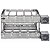 Churrasqueira Gira Grill Inox 2 Andares 9 Espetos Cabo inox - Imagem 4