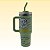 Copo Térmico Grande 1200 ml Canudo Parede Dupla Vô Nada Verde - Imagem 1