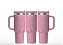 Caneca Térmica Menz 1,2L – Diamond Rose - Imagem 1