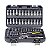Jogo de ferramentas 1/4″ 57 PCS – soquetes sextavados - Imagem 1