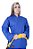 Kimono para Judô Modelo Básico em Tecido Brim/Algodão Azul com Faixa Branca Básica Inclusa - Imagem 2