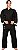 Kimono Karate Lona K10 Preto - Imagem 1