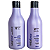 Kit Shampoo e Condicionador para Cabelos com Queda e Danos Pós Progressiva Vitaforce WF 600ML - Imagem 1