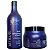 Kit Shampoo e Creme Máscara Matizadora para cabelos loiros, brancos, platinados e grisalhos WF 1,5L - Imagem 1