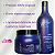 Kit Shampoo e Creme Máscara Matizadora para cabelos loiros, brancos, platinados e grisalhos WF 1,5L - Imagem 9