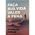 Livro Faça sua Vida valer a Pena | Augusto Júnior - Imagem 1