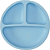 Kit Pratinho em Silicone com Ventosa + Talheres em Silicone e Bambu Azul - Imagem 3