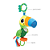 Pelúcia Chocalho Tucano Zuzu  Buba - Verde - Imagem 2