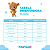 Kit Meia Colorida c/ 3 pares 16-20 Antiderrapante Pimpolho Bege Salsichinha / Bege Listras / Bege Salsichinhas - Imagem 6