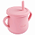 Copo de Silicone Com Canudo Soft 150ml  Pimpolho Rosa - Imagem 1