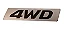 Emblema Tampa Traseira Hyundai Santa Fe 2013 A 2019 - Imagem 1