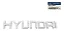 Emblema Tampa Traseira Hyundai Ix35 2009 A 2021 - Imagem 1