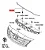 Borracha Grade Frontal Toyota Hilux Sw4 2012/15 - Imagem 5