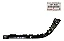 Suporte Parachoque Traseiro Direito Toyota Sw4 2011/15 - Imagem 1