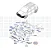 Suporte Guia Farol Lado Direito Hyundai Tucson 2004 A 2016 - Imagem 6