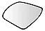Lente Espelho Retrovisor Esquerdo Hyundai Veracruz 2006/2012 - Imagem 3