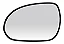 Lente Espelho Retrovisor Esquerdo Hyundai I30 2007 A 2012 - Imagem 2