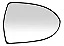Lente Espelho Retrovisor Direito Kia Sportage 2011 A 2013 - Imagem 2