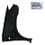 Paralama Lado Direito Toyota Hilux 2008/11 - Imagem 1