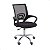 Cadeira de Escritório Giratória Diretor Preta Encosto em Mesh Ajuste de Altura Para até 120kg - Imagem 1