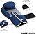 Kit Luva De Boxe Muay Thai Fx2 Bandagem + Bucal Azul/Branco Pretorian - Imagem 3