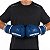 Kit Luva De Boxe Muay Thai Fx2 Bandagem + Bucal Azul/Branco Pretorian - Imagem 4
