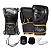 Kit Luva De Boxe Muay Thai + Bandagem + Protetor Bucal Black Line Naja Dourada - Imagem 1