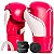 Kit Luva De Boxe Muay Thai Fx1 Bandagem + Bucal Rosa/Branco Pretorian - Imagem 1