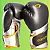 Kit Luva De Boxe Muay Thai Elite + Bandagem Chumbo/Amarelo Pretorian - Imagem 3