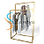 Arara Central Dupla Cabideiro Para Vitrine Porta Look Stile - Escolha a cor - Imagem 1