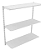 Conjunto Cremalheira Estante 3 Prateleiras 94 cm de largura x 100 x31 cm - Imagem 2