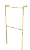 Arara Loja Cabideiro para Roupa - Coluna em "L" Tubo 40x40 – Versatilidade e Estilo para Seu Espaço - Imagem 1