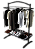 Kit Completo Arara Central Luxo com Estrutura Cremalheira Reforçada + Acessórios - Imagem 2