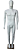 Manequim Masculino Articulado Corpo Inteiro C/ Base – Estilo e Funcionalidade para Sua Vitrine – Branco – Resina Plástica - Imagem 1