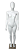 Manequim Feminino Articulado Corpo Inteiro C/ Base – Estilo e Funcionalidade para Sua Vitrine – Branco – Resina Plástica - Imagem 3