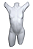 Manequim Busto Feminino Verão Silhueta Claudia Raia – Branco Resina Plástica - Imagem 1