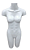 Manequim Busto Feminino Meio Corpo – Branco Resina Plástica - Imagem 1