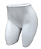 Manequim Bermuda Feminina Branco – Ideal para Exposição de Roupas Casuais e de Praia - Imagem 1