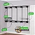 Closet Aberto Casal - Armário Multiuso Aberto Aramado - Kit Lírio – 2,40m de Comprimento - Imagem 2