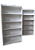 Estante com Prateleiras para Loja – Super Resistente MDF Branco 15mm com 1,85 M de Altura x LARG: 0.90 x PROF: 0.32 - Direto da Fábrica - Imagem 4